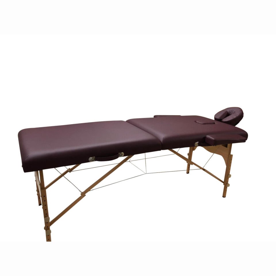 Comfort Plus Ahşap Masaj Masası İthal 201-Bordo