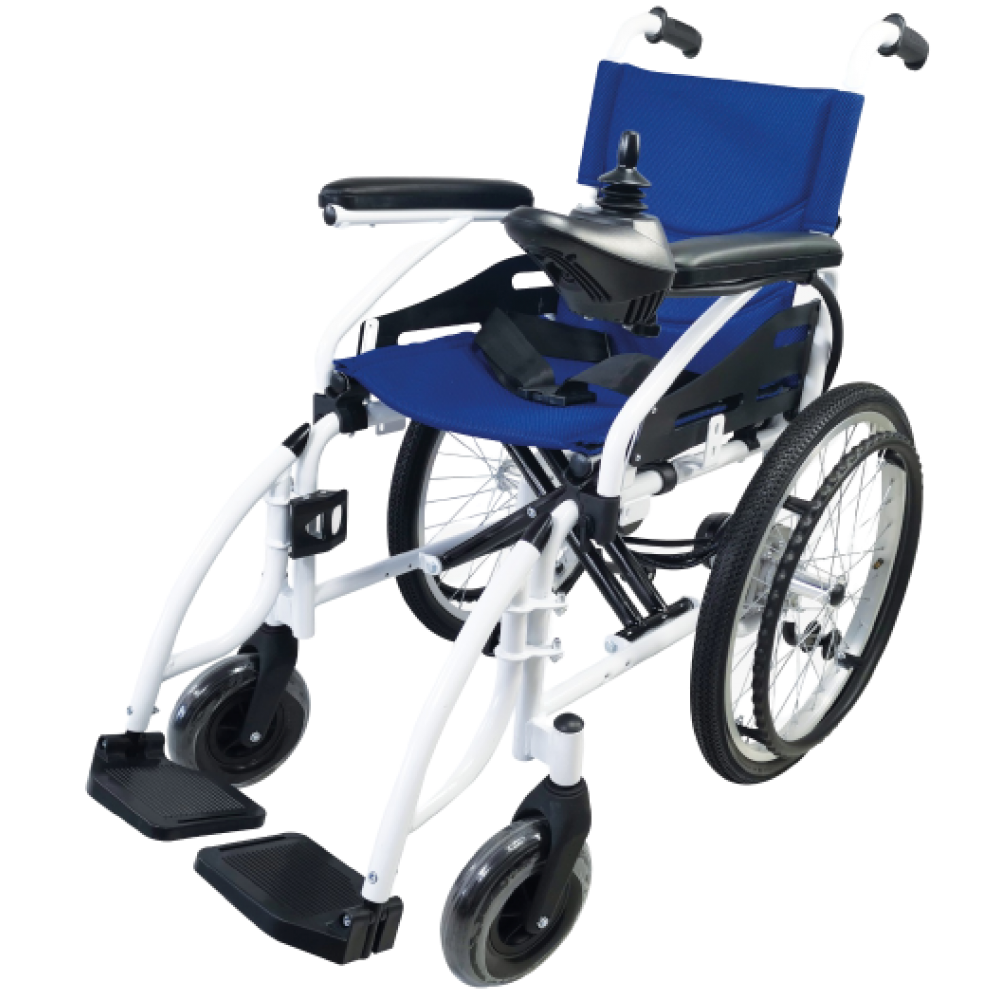 Poylin P200C Katlanabilir Çocuk Akülü Tekerlekli Sandalye Mavi