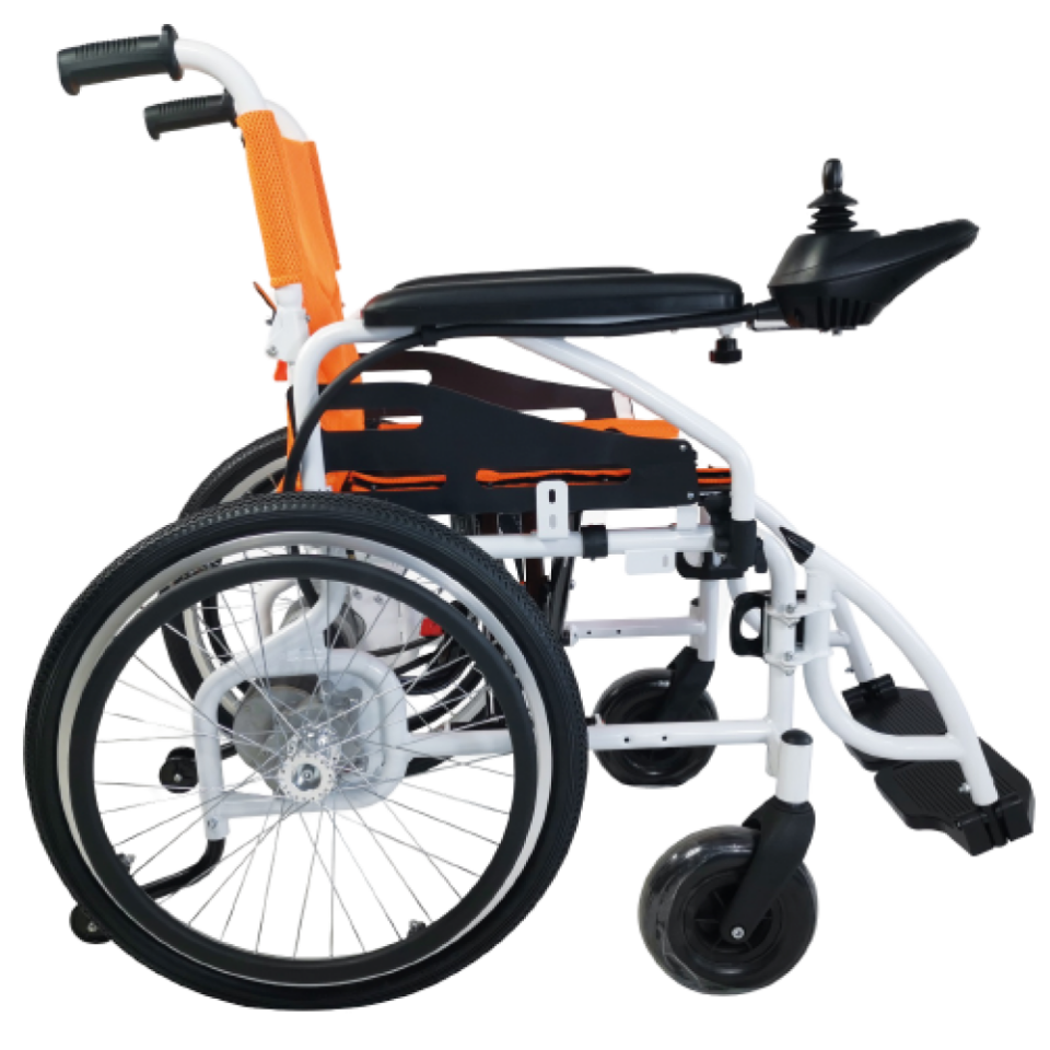 Poylin P200C Katlanabilir Çocuk Akülü Tekerlekli Sandalye Turuncu