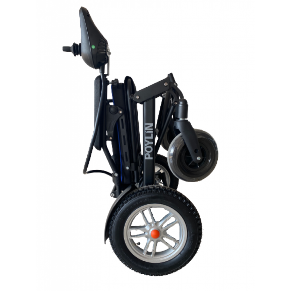 Poylin P205 Hafif Katlanabilir Akülü Tekerlekli Sandalye