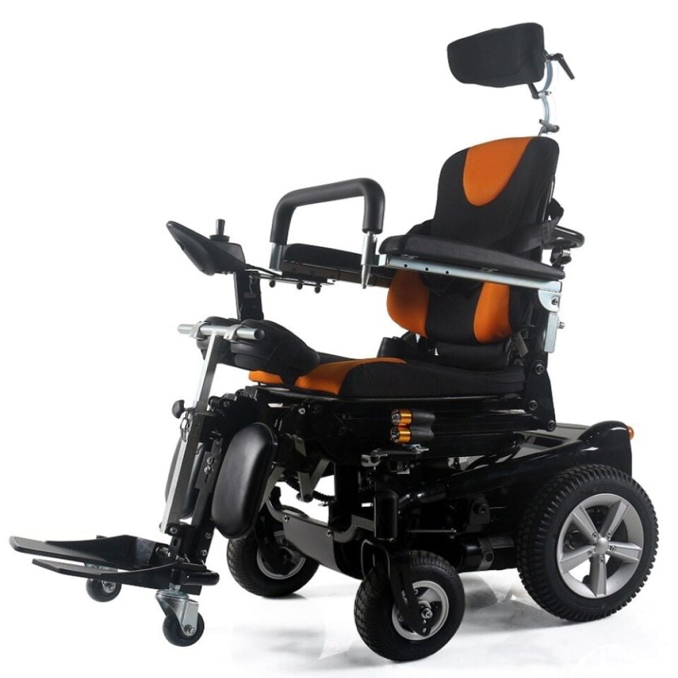 Poylin P301 Ultra Lüks Ayağa Kaldıran Akülü Tekerlekli Sandalye