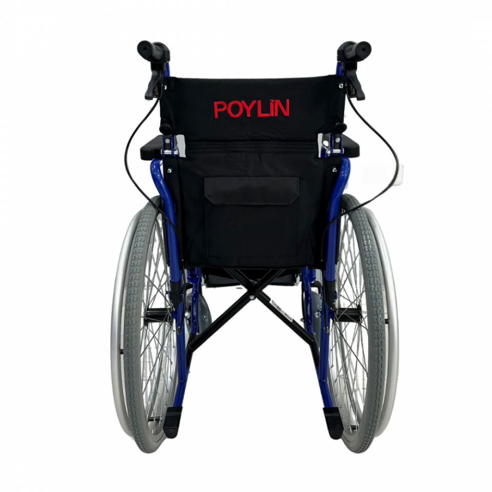 Poylin P110 Özellikli Standart Manuel Tekerlekli Sandalye