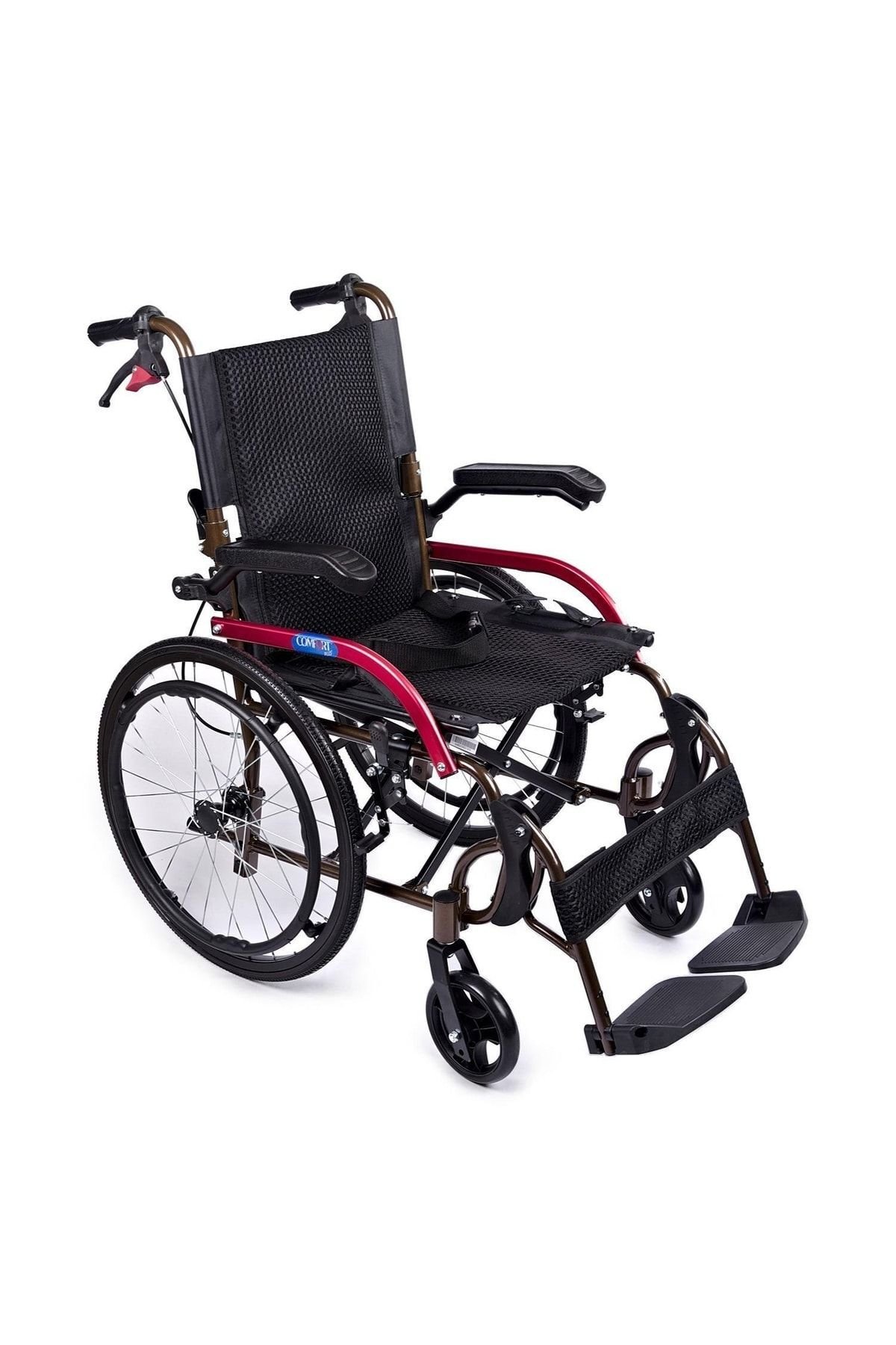 Comfort Plus GK863LAJ-20 Jet Black Transfer Alüminyum Tekerlekli Sandalye