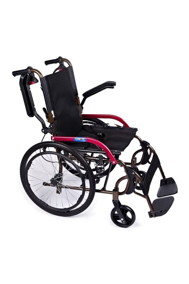 Comfort Plus GK863LAJ-20 Jet Black Transfer Alüminyum Tekerlekli Sandalye