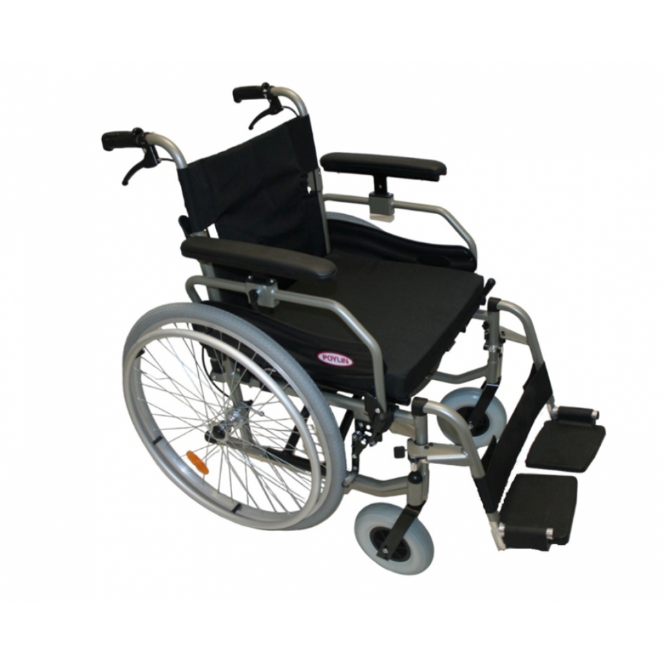 Poylin P967 Hafif Alüminyum Tekerlekli Sandalye