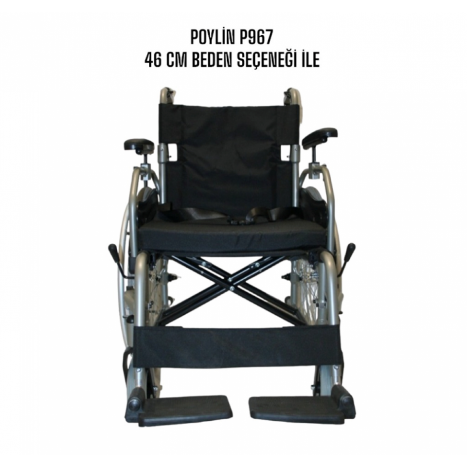 Poylin P967 Hafif Alüminyum Tekerlekli Sandalye