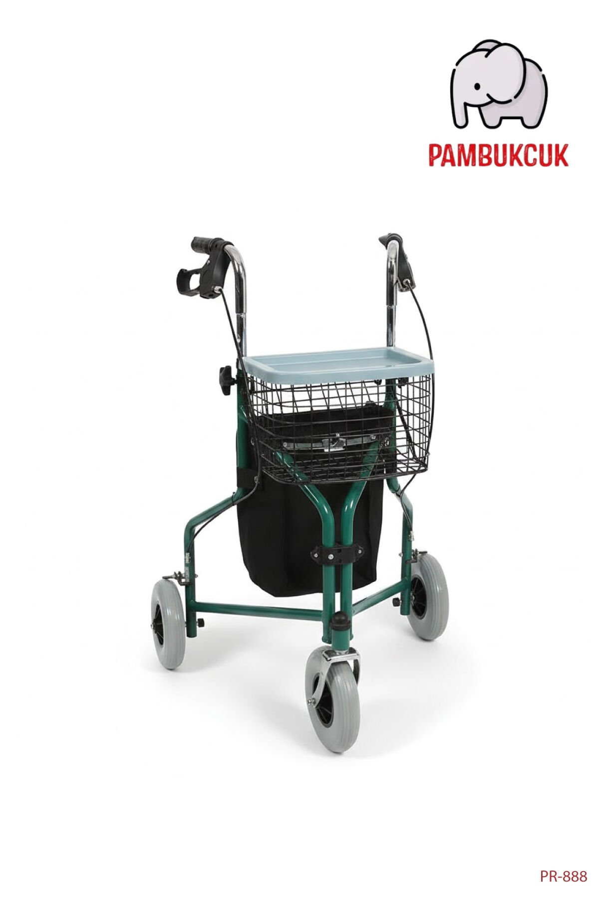 3 Tekerlekli Aliminyum Walker Yürüteç PR-888