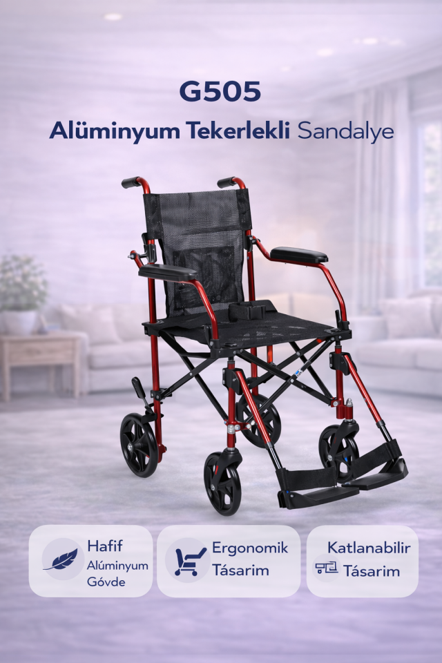 Golfi G505 Alüminyum Transfer Sandalyesi