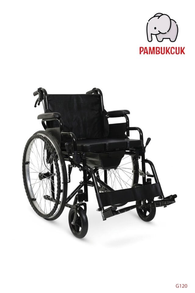 Golfi G120 Standart Manuel Klozetli Tekerlekli Sandalye