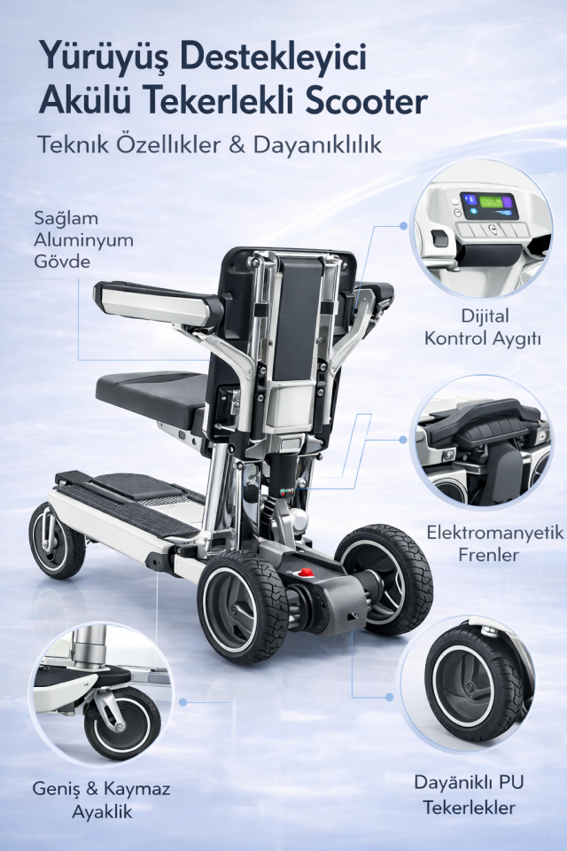 Katlanabilir Atto Midi Scooter S550