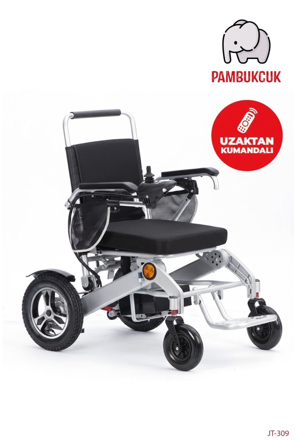 Jetty JT-309 Uzaktan Kumandalı Hafif Akülü Tekerlekli Sandalye