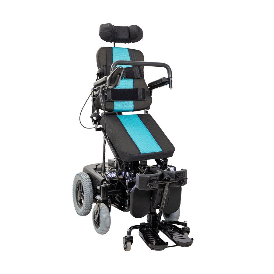 Scuba Multi Fonksiyonel Ayağa Kaldıran Akülü Tekerlekli Sandalye S301