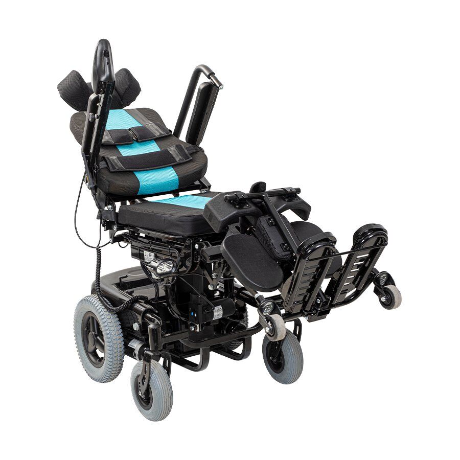 Scuba Multi Fonksiyonel Ayağa Kaldıran Akülü Tekerlekli Sandalye S301