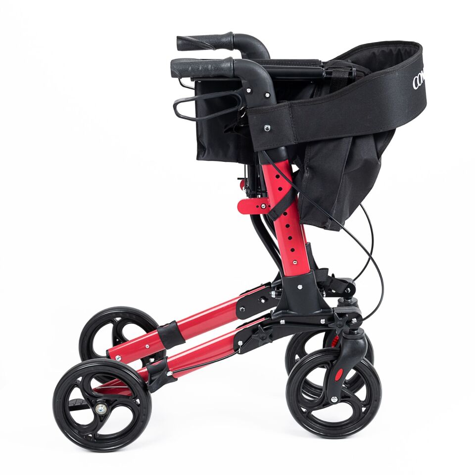 Comfort Plus DM-9102 Kırmızı Lüx Alüminyum Rolatör