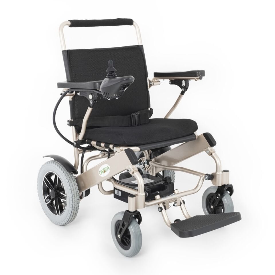 Creative CR-6012 Large Lityum Pilli Akülü Tekerlekli Sandalye 51cm (Uzaktan Kumandalı)