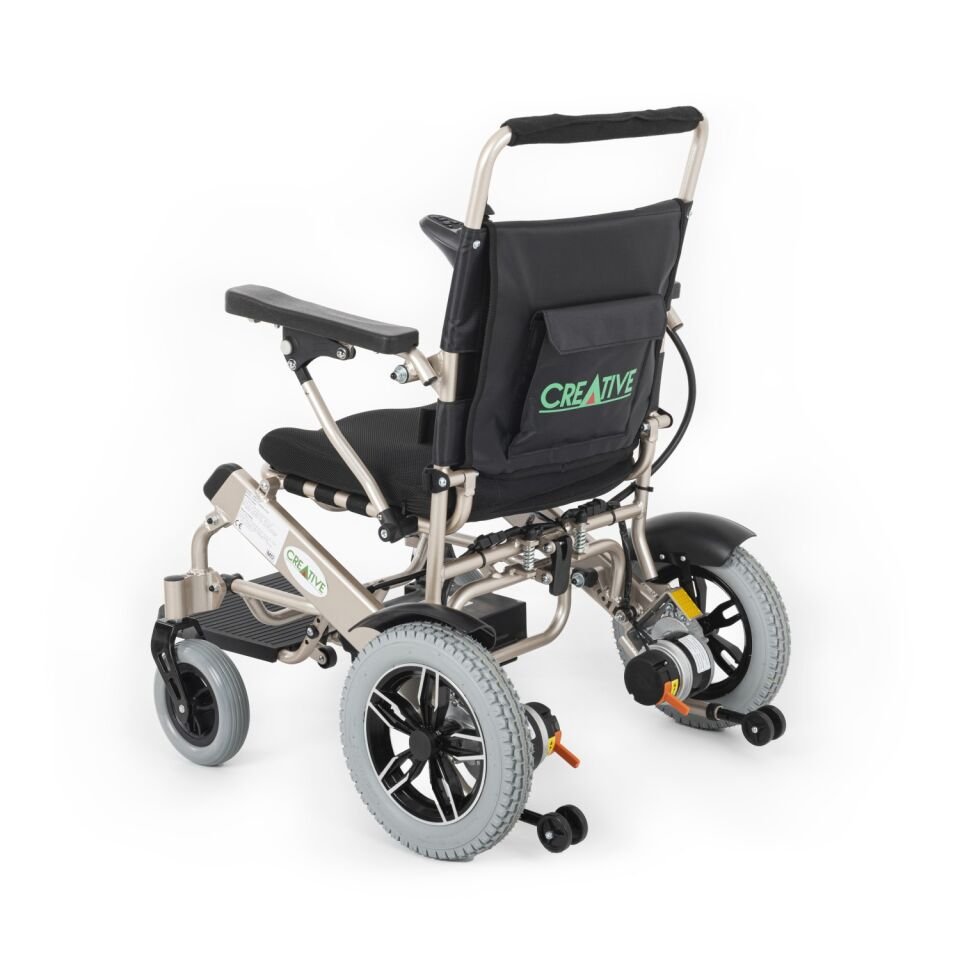 Creative CR-6012 Large Lityum Pilli Akülü Tekerlekli Sandalye 51cm (Uzaktan Kumandalı)