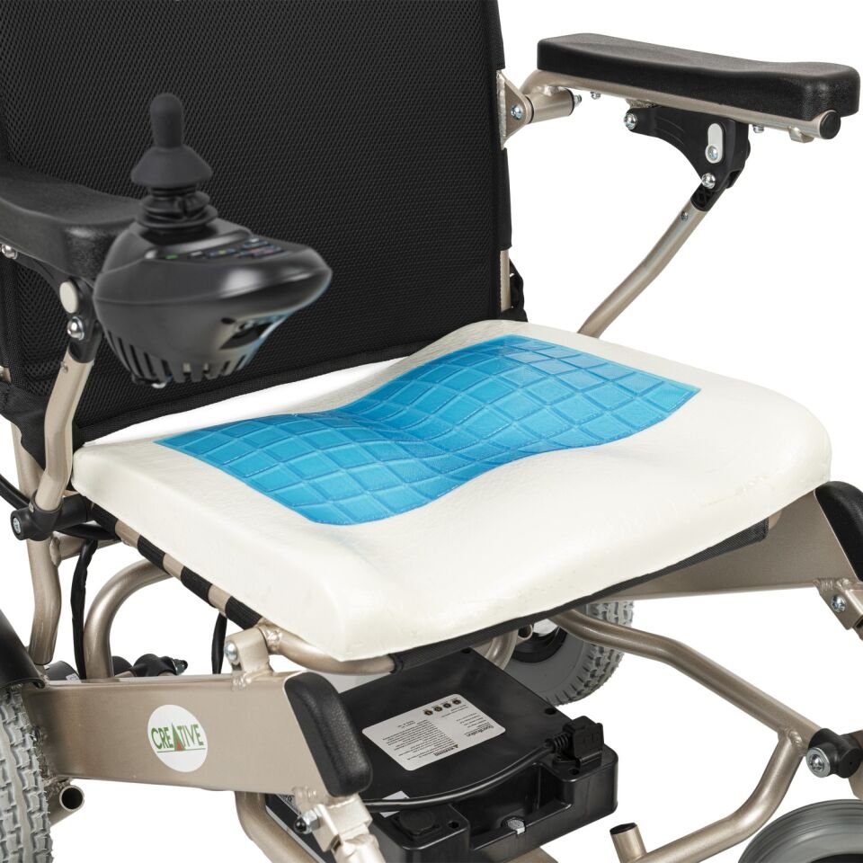 Creative CR-6012 Large Lityum Pilli Akülü Tekerlekli Sandalye 51cm (Uzaktan Kumandalı)