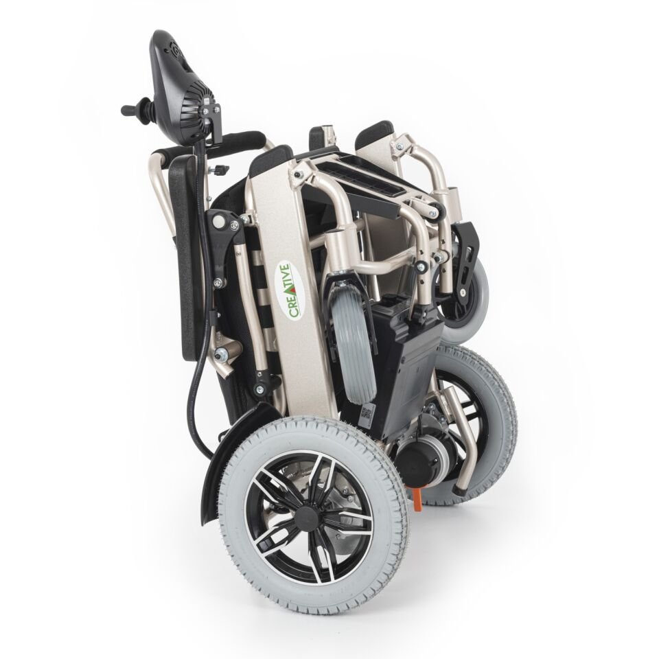 Creative CR-6012 Large Lityum Pilli Akülü Tekerlekli Sandalye 51cm (Uzaktan Kumandalı)