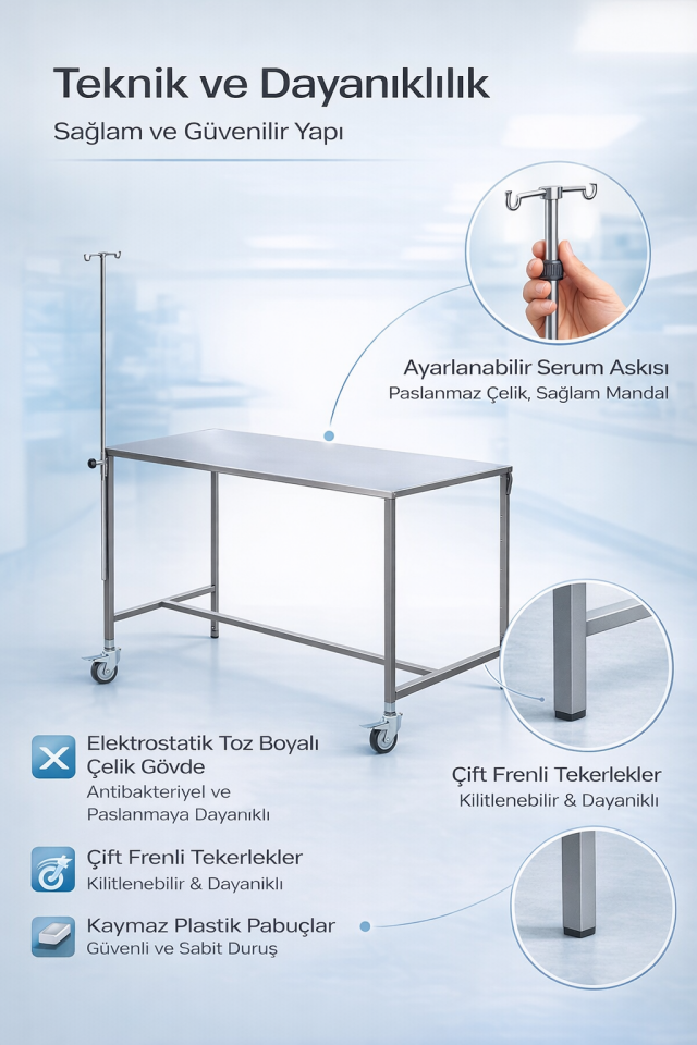 Veteriner Muayene Masası E-278/A