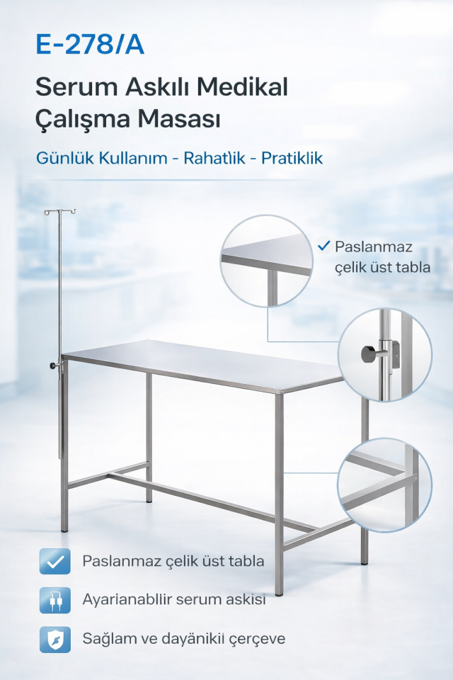 Veteriner Muayene Masası E-278/A
