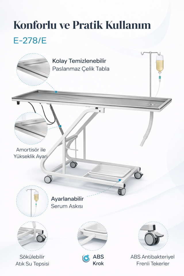 Veteriner Masası E-278/E