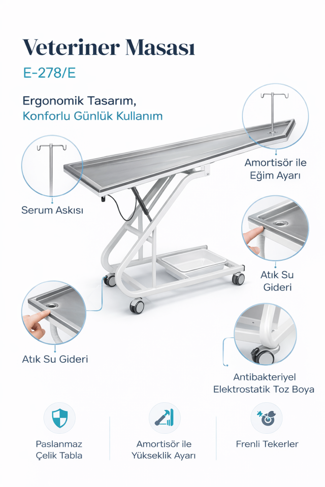 Veteriner Masası E-278/E