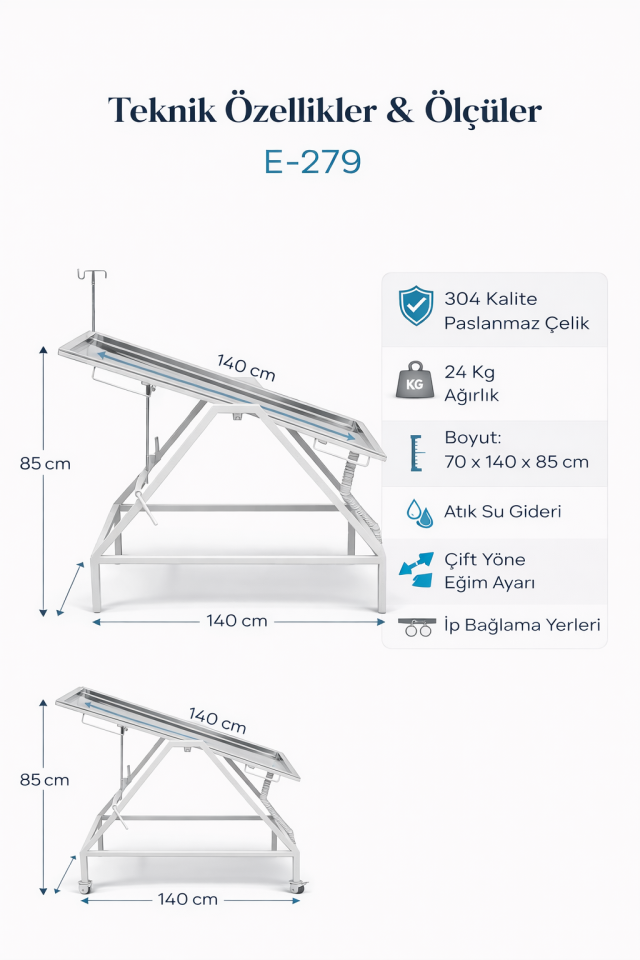 Veteriner Masası E-279