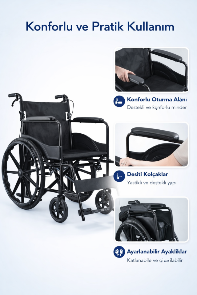 G102 Manuel Tekerlekli Sandalye