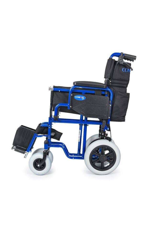 Comfort Plus DM-327 Mini Lacivert Özellikli Transfer Tekerlekli Sandalyesi
