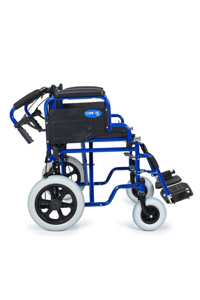 Comfort Plus DM-327 Mini Lacivert Özellikli Transfer Tekerlekli Sandalyesi
