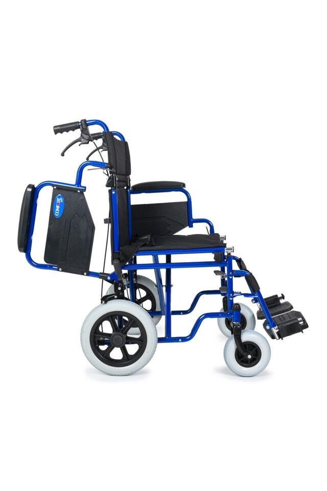 Comfort Plus DM-327 Mini Lacivert Özellikli Transfer Tekerlekli Sandalyesi