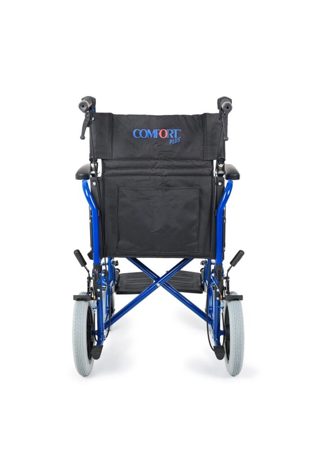 Comfort Plus DM-327 Mini Lacivert Özellikli Transfer Tekerlekli Sandalyesi