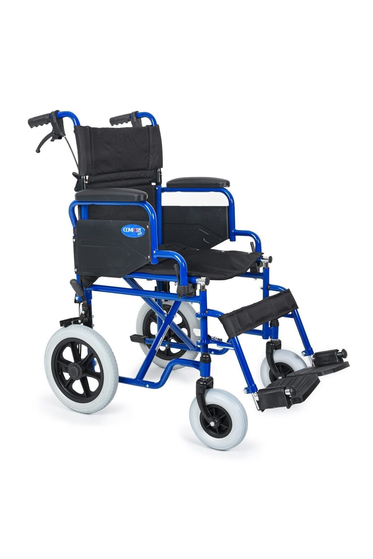 Comfort Plus DM-327 Mini Lacivert Özellikli Transfer Tekerlekli Sandalyesi