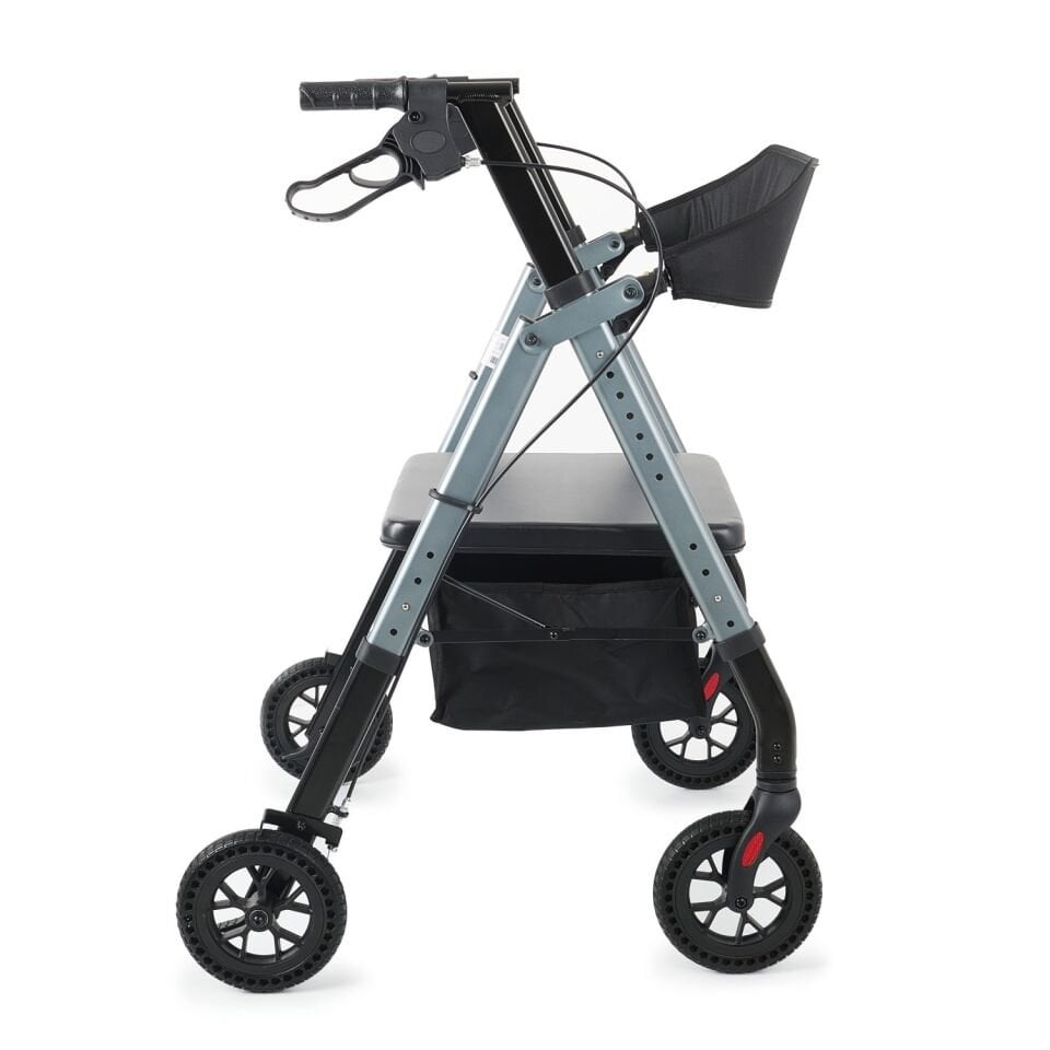 Comfort Plus DM-9200 XXL Oturma Yeri Geniş Rolatör Yürüteç 150 Kg Taşıma Kapasitesi