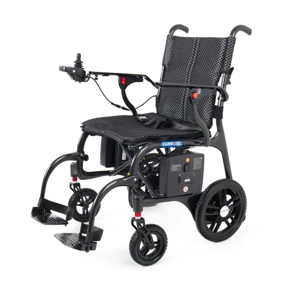 Comfort Plus DY01107 Karbon Akülü Tekerlekli Sandalye Ultra Hafif (20ah Lityum Pil)