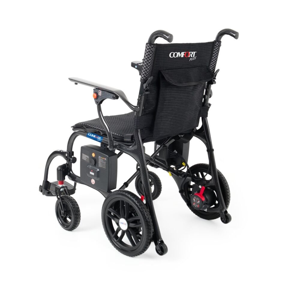 Comfort Plus DY01107 Karbon Akülü Tekerlekli Sandalye Ultra Hafif (20ah Lityum Pil)