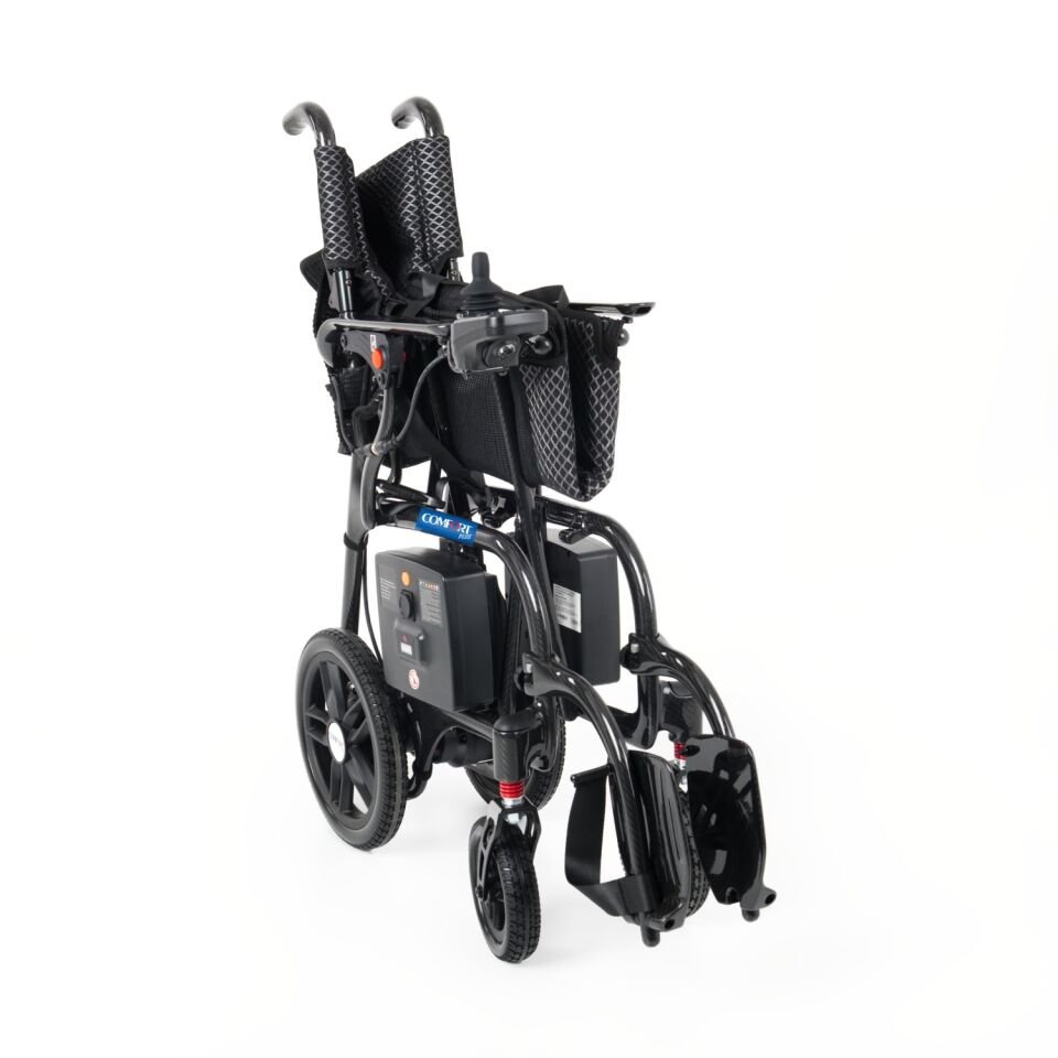 Comfort Plus DY01107 Karbon Akülü Tekerlekli Sandalye Ultra Hafif (20ah Lityum Pil)